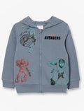 Veste zippée imprimé à capuchon - Marvel