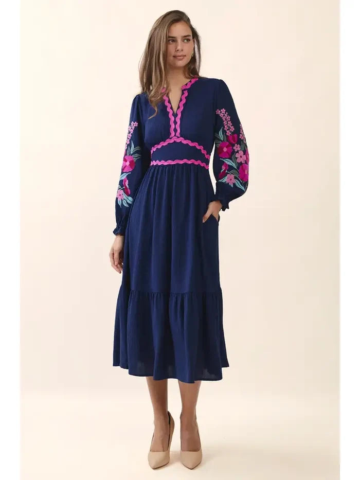 Vibrant Dreams Midi Dress