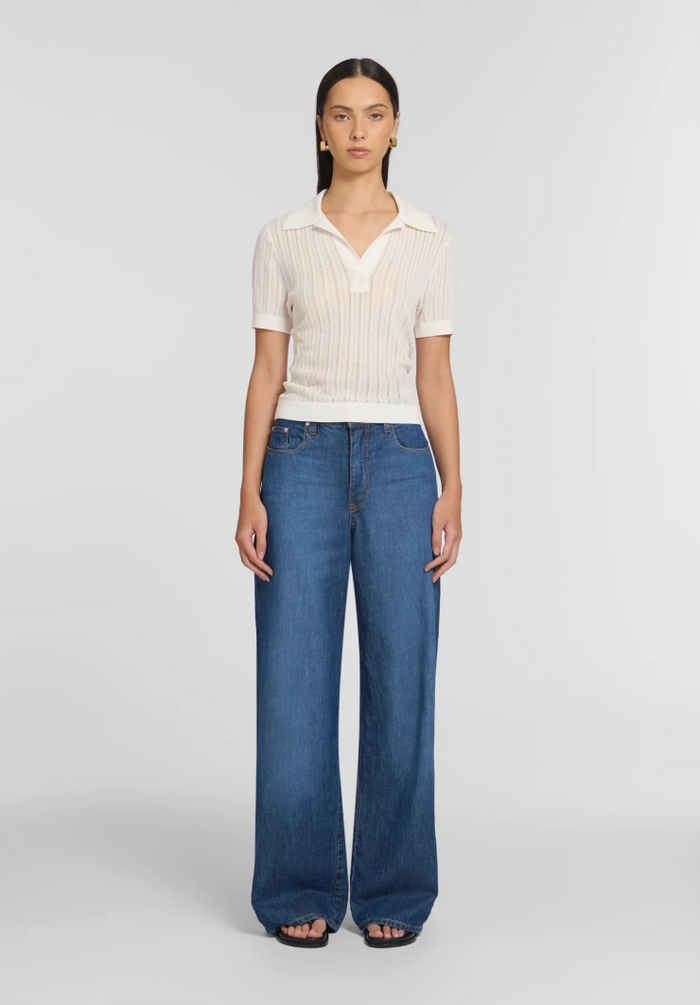 Viktoria & Woods Wisteria Polo - Ivory