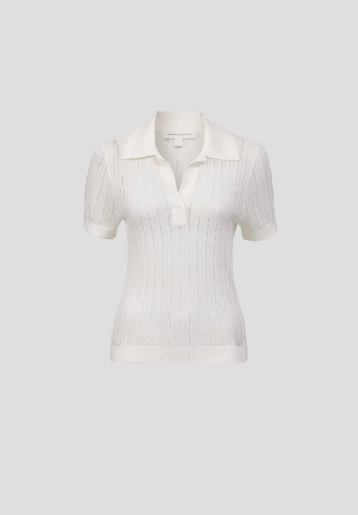 Viktoria & Woods Wisteria Polo - Ivory
