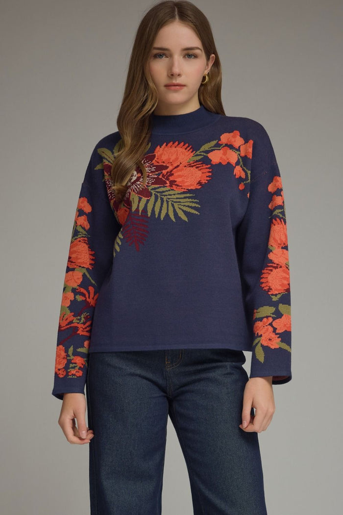Wherever You Go Navy Top