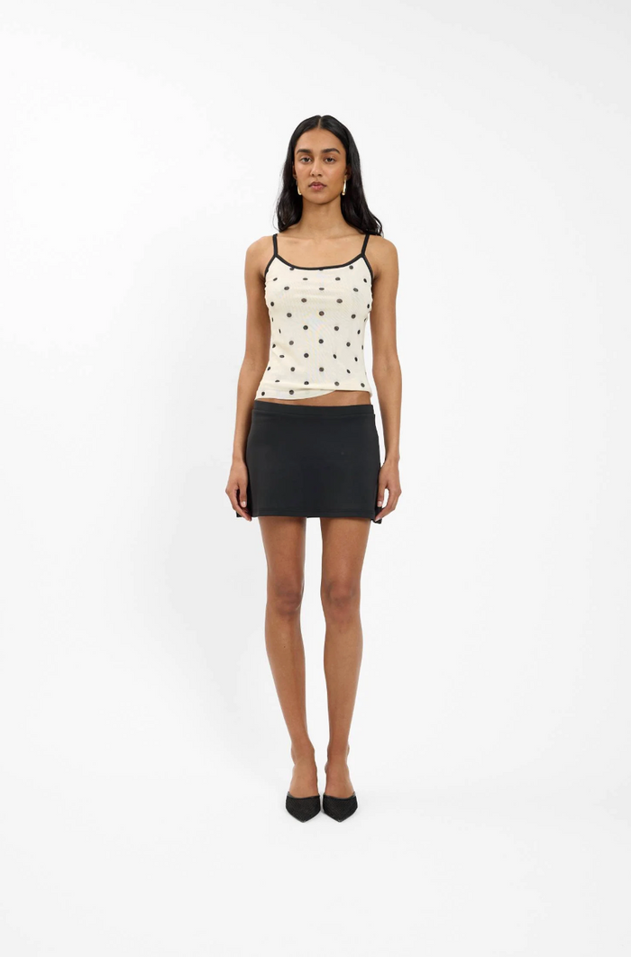 With Harper Lu Mini Skirt - Black