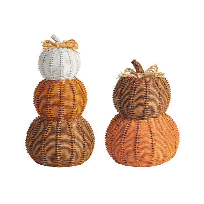 Woven Resin Pumpkins